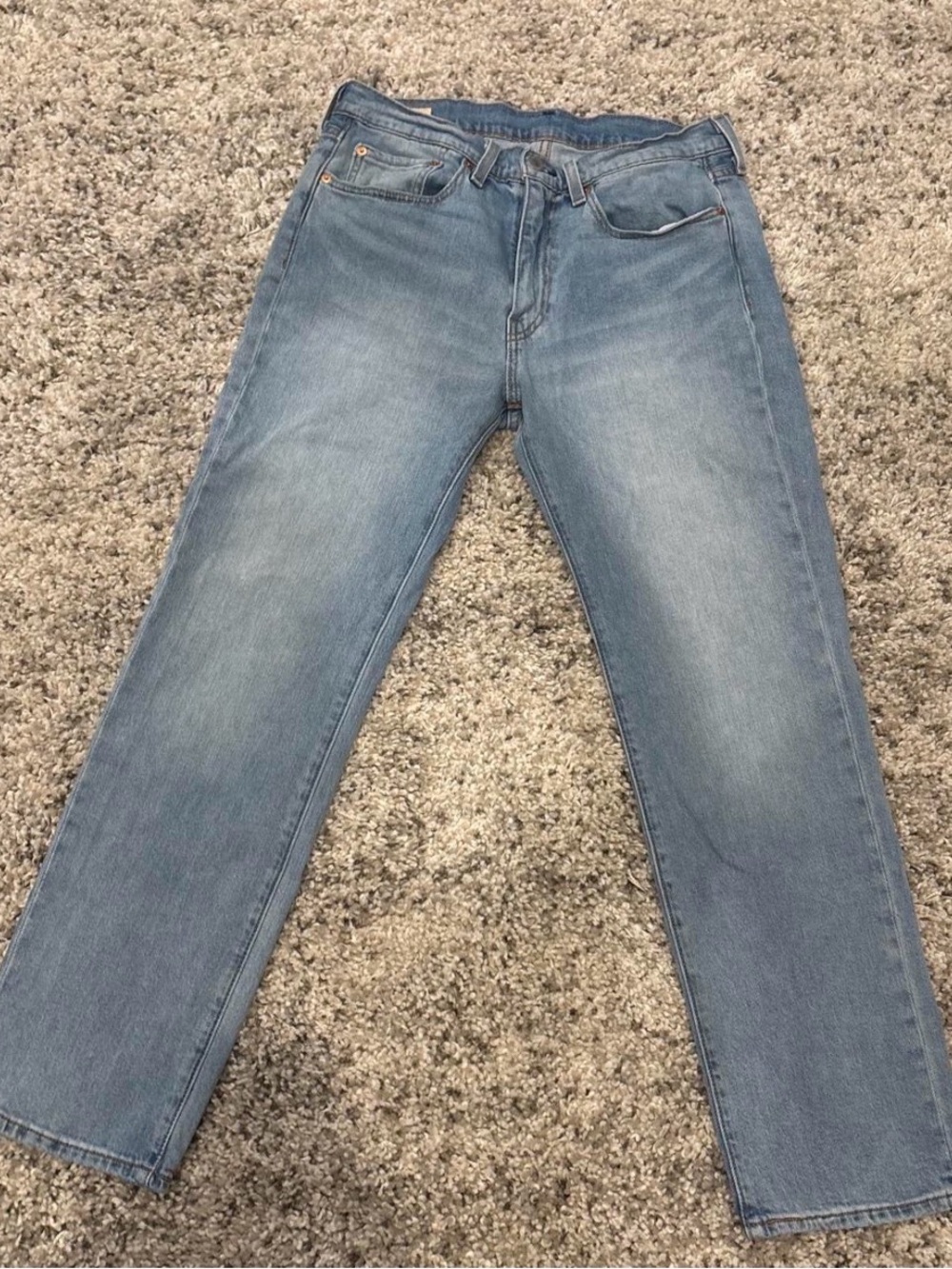 Levi's Men's Light Blue Straight Jeans